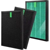 INF 2-Pack Filterset compatibel met COWAY AP-1019C, HEPA- en actieve koolstoffilters voor luchtzuiveraar