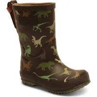 Bisgaard Gummistiefel - Basic Gummi - Brown Dino - - 36 - Gummistiefel