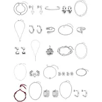 Purelei Sieraden set '2025' zilver