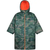 Mountain Warehouse Kinder Tidal Camouflage Waterproof Omkleedjas (Groen)