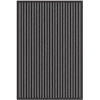 vidaXL Deurmat Zwart 60 x 90 cm Polypropyleen