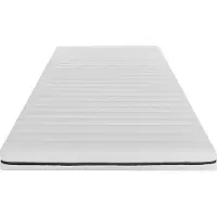 Vente-unique Matras 80 x 200 cm schuim met afneembare tijk, dikte 10 cm - NASUS van YSMÉE L 200 cm x H 10 cm x D 80 cm