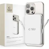 TechProtection Life Plus MagSafe Draadloze Powerbank 10000 MAh Wit