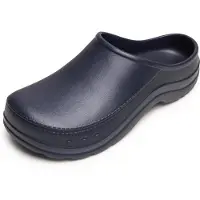 Ladeheid Tuinklompen voor heren ultralicht EVA tuinschoenen LA-CA-ComoMan - marineblauw, maat 42