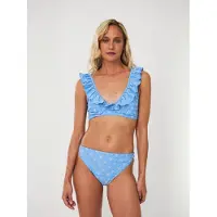 Crãs Bikinitop 'Astridcras' blauw / wit