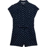 Superdry Jumpsuit navy / wit