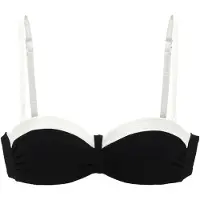 LASCANA Bikinitop zwart / wit