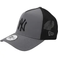 New Era Sportpet '9FORTY Trucker New York Yankees MLB' donkergrijs / zwart / wit