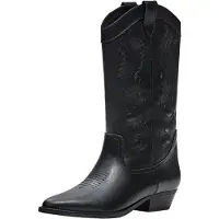 Bershka Cowboylaarzen zwart