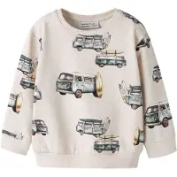 Name it Sweatshirt lichtbeige / goud / grijs
