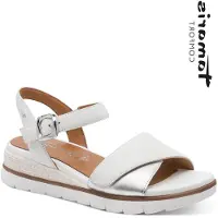 Tamaris Sandaal zilver / wit