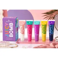 Essence Juicy Bomb Shiny Lip Gloss Set 02 – 5 Kleuren – 101 Lovely Litchi, 102 Witty Watermelon, 105 Bouncy Bubblegum, 106 Mellow Mango, 108 Very Blueberry – Elk 10 ml – Veganistisch