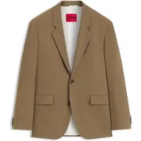 HUGO Modern-fit blazer van stretchmateriaal Maat 106