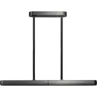 Eth Verstelbare hanglamp Bella 120-180cm breed - gun metal
