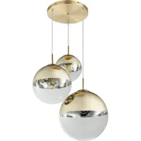 Globo 3 Lichts Hanglamp Varus Goud