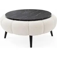 Hannah Home , Nesting Tafelset (3 delig), Saffier Eikenhout | 100% Melamine | 100% WELLSOFT