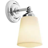Arcchio Wandlampe , Mahdi, dimbare, Metallic, Badkamer, Glas, Modern