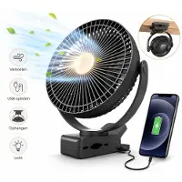 Pitt & co. Tafelventilator – Oplaadbare USB Mini Ventilator – Stil & Draagbaar – Handventilator – 3 Snelheden – Compacte Luchtkoeler – Zwart