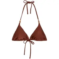Marc O'Polo Bikinitop ' Shiny ' bruin / cappuccino