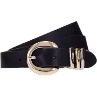 B.belt Riem Leder 105 cm zwart