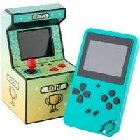 Toy Universe Retro Arcade Game 2-Pack – Handheld & Mini Arcade Console | 200 Ingebouwde 8-Bit Spellen | 2.5 & 2.8 TFT Schermen | Draagbare Game Consoles voor Jong en Oud | 2 Jaar Garantie