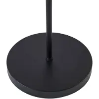 LINDBY Vloerlampe , Melanie, Zwart, Woonkamer, Metaal, Modern