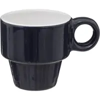 Secret De Gourmet - Espresso kopjes set met houder - 6 stuks - Multicolor