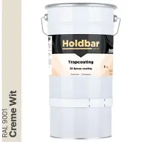 Holdbar Trapcoating Creme Wit (RAL 9001) 5 kg