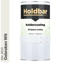 Holdbar Keldercoating Gebroken Wit (RAL 9010) 1 kg