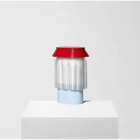 Warren & Laetitia Nour Tafellamp Light Blue | Red