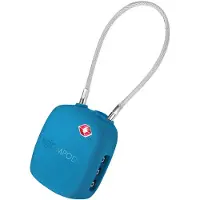 Boompods Bagageslot TSA-gecertificeerd met geïntegreerd verbonden baken Blauw
