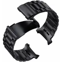 Jumada 's Smartwatch bandje - Geschikt voor Fitbit Charge 3 - RVS - Zwart - Unisex