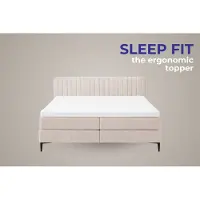 Vitality Pur SleepFit Topper Memory Foam met Gratis ERGO Nekkussens – Comfort Topper – Ademend & Ondersteunend - 140x200cm