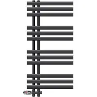LuxeBath Badkamerradiator middenaansluiting 500x1000 mm antraciet met onderaansluitset