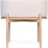 Childhome Teddy Wieg – 2-in-1 Babywieg en Kindertafel – Ecru – Inclusief Matras – 79x45x82 cm