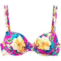 LASCANA Bikinitop blauw / geel / lichtgeel / pink