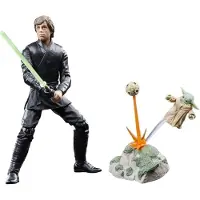Hasbro STAR WARS The Black Series Luke Skywalker & Grogu, 6-Inch Actiefiguren, 2-Pack met 9 Accessoires