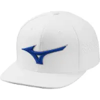 Mizuno Tour Flat Snapback Golfcap - Wit