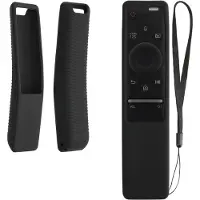 Kwmobile hoes geschikt voor Samsung BN59-01274A / BN59-01330B - Siliconen anti-slip hoes voor afstandsbediening in zwart
