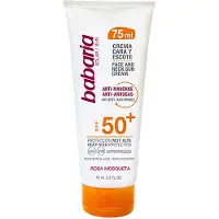 Babaria Zonnevloeistof - - Anti-vlekken Gezicht &amp; Dekolleté - SPF 50+ - 75 ml - Unisex