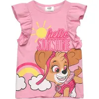 Paw Patrol T-Shirt - Korte Mouw - Katoen - Roze - Hello Sunshine - Maat 116