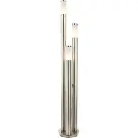 Globo Lighting Zilveren buitenlampen modern metaal Globo Boston