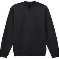 Gildan GSF008 Softstyle Midweight Adult Fleece 1/4 Zip Sweatshirt