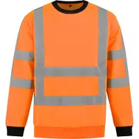 TopRock Top Rock Sweaterhigh Hi-Vis SWRWS100 Poly/katoen
