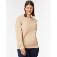 Gildan GSF000 Softstyle Midweight Fleece Adult Crewneck Sweatshirt - Grijs