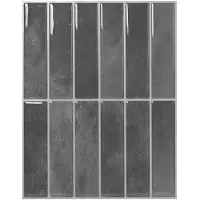 vidaXL Rechthoekige Tegel 50 st Grijs 29 x 23 x 0,08 cm
