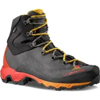 La Sportiva - Heren wandelschoenen - Aequilibrium Trek GTX Carbon/Yellow voor Heren - Maat 44 - Grijs