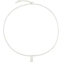 Diesel Ketting rood / zilver