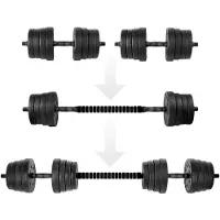 Spokey PONDUS Verstelbare Dumbbells - Zwart - 2x 15 kg