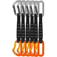 Petzl - Klimsetjes - Pack 6 Spirit Express voor Unisex van Aluminium - Maat 17 cm - Grijs